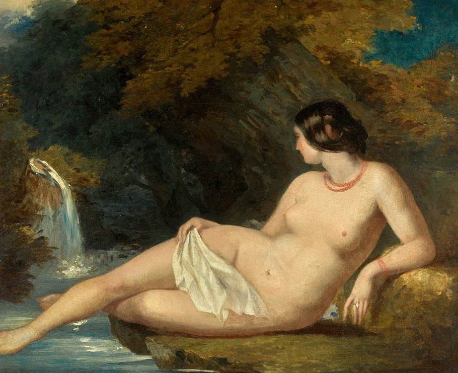 William Etty - Természetben pihenő akt