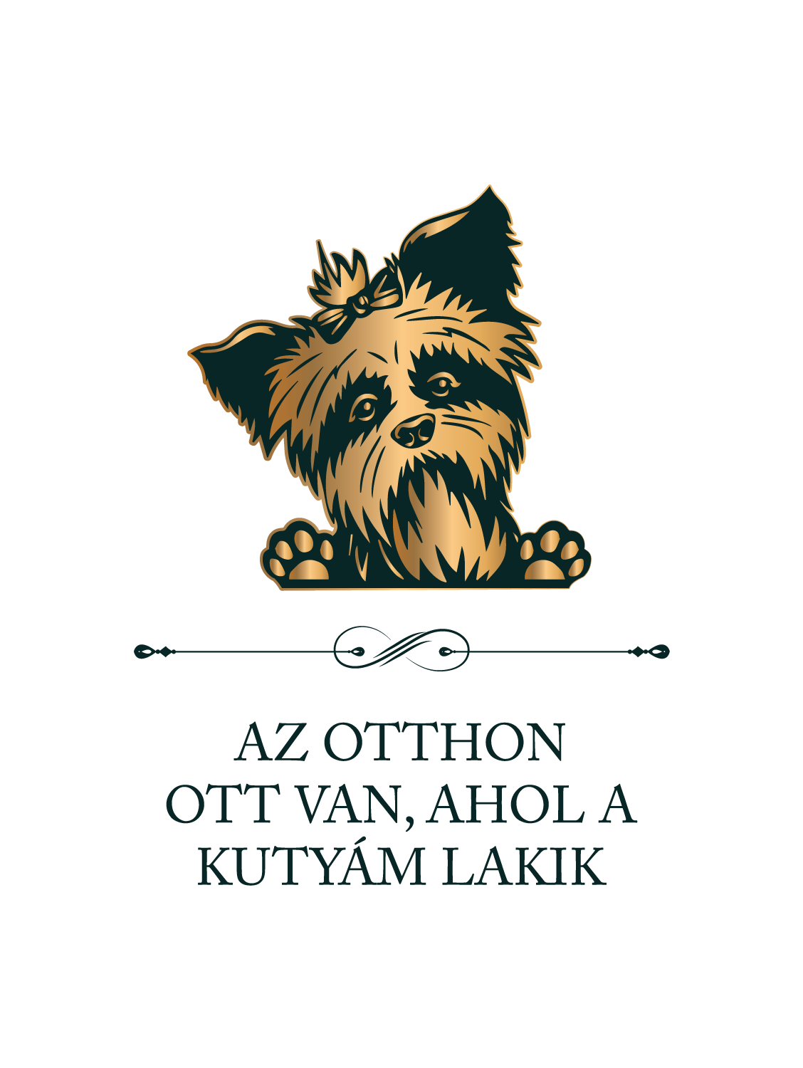 Yorkshire terrier - Az otthon ott van, ahol a kutyám lakik - póló