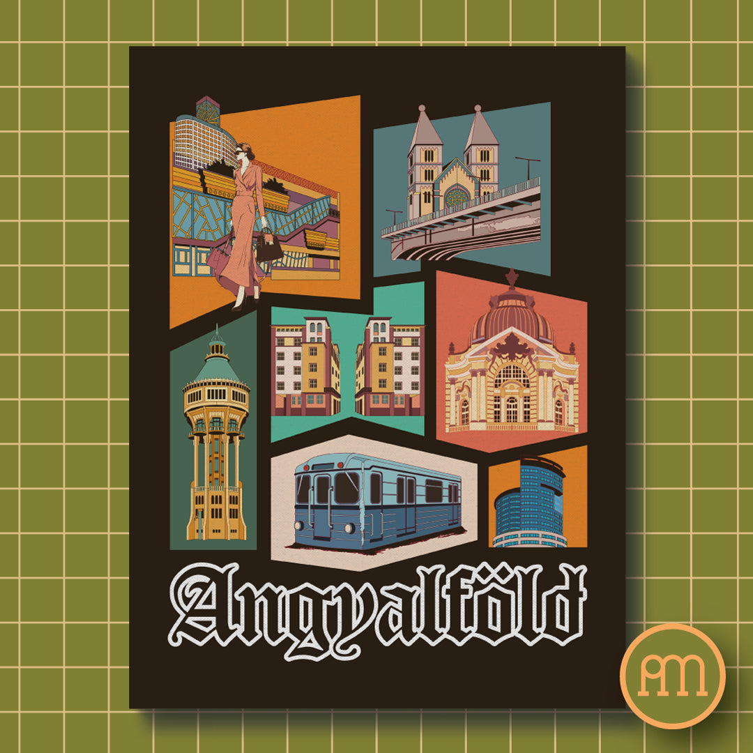Angyalföld Montázs - falikép