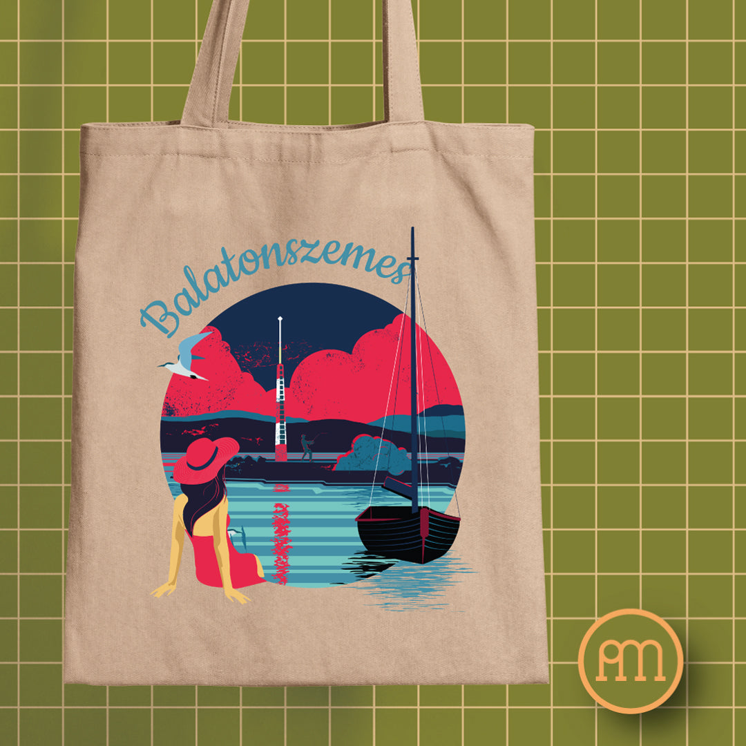 Balatonszemes - vászontáska