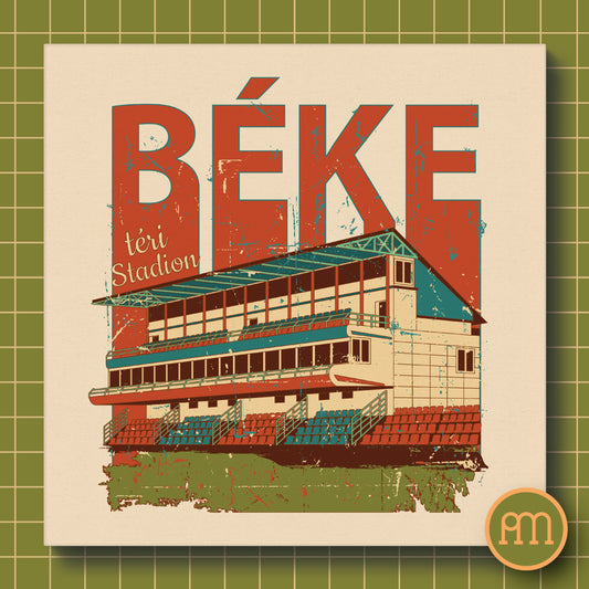 Béke téri stadion - falikép