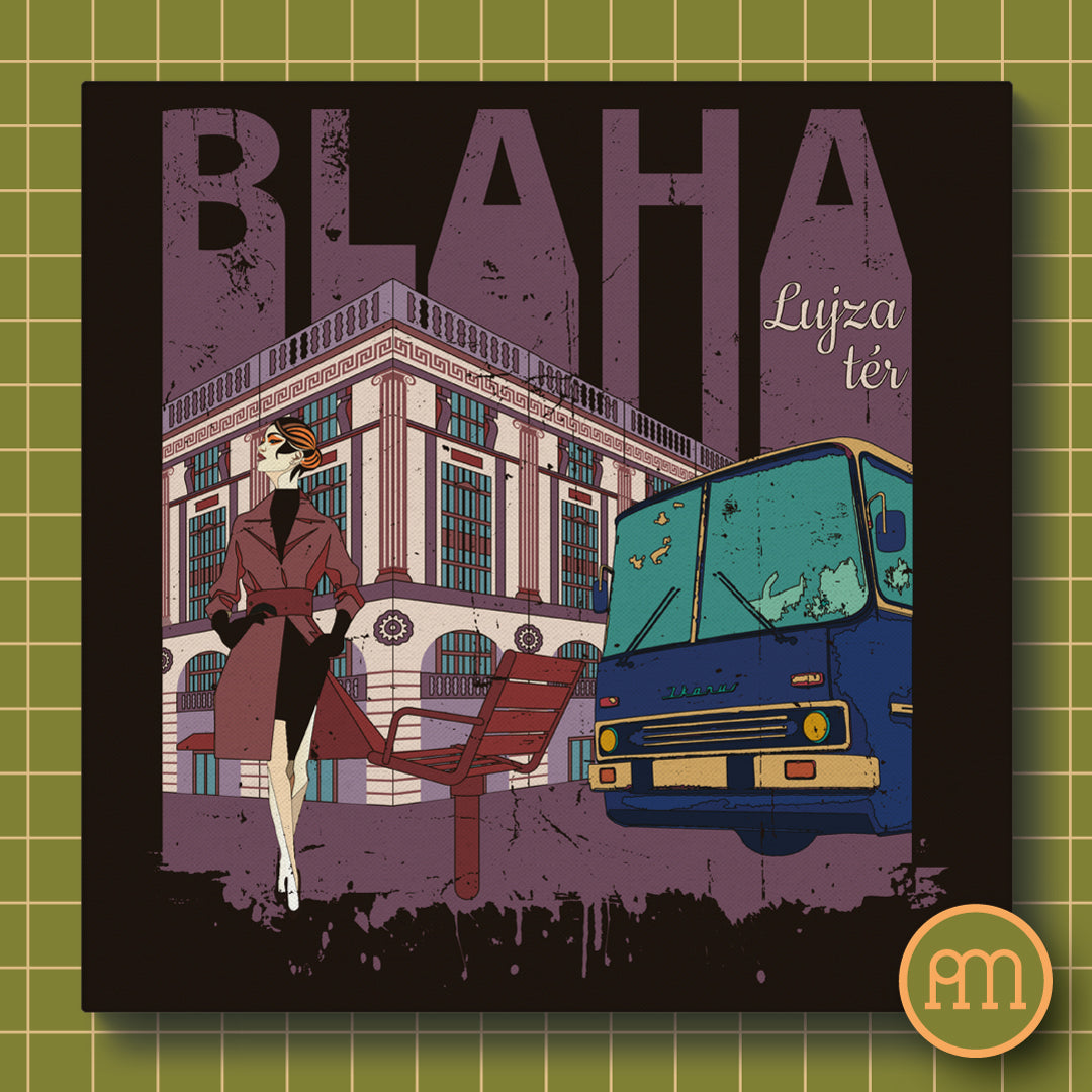 Blaha Lujza tér - falikép