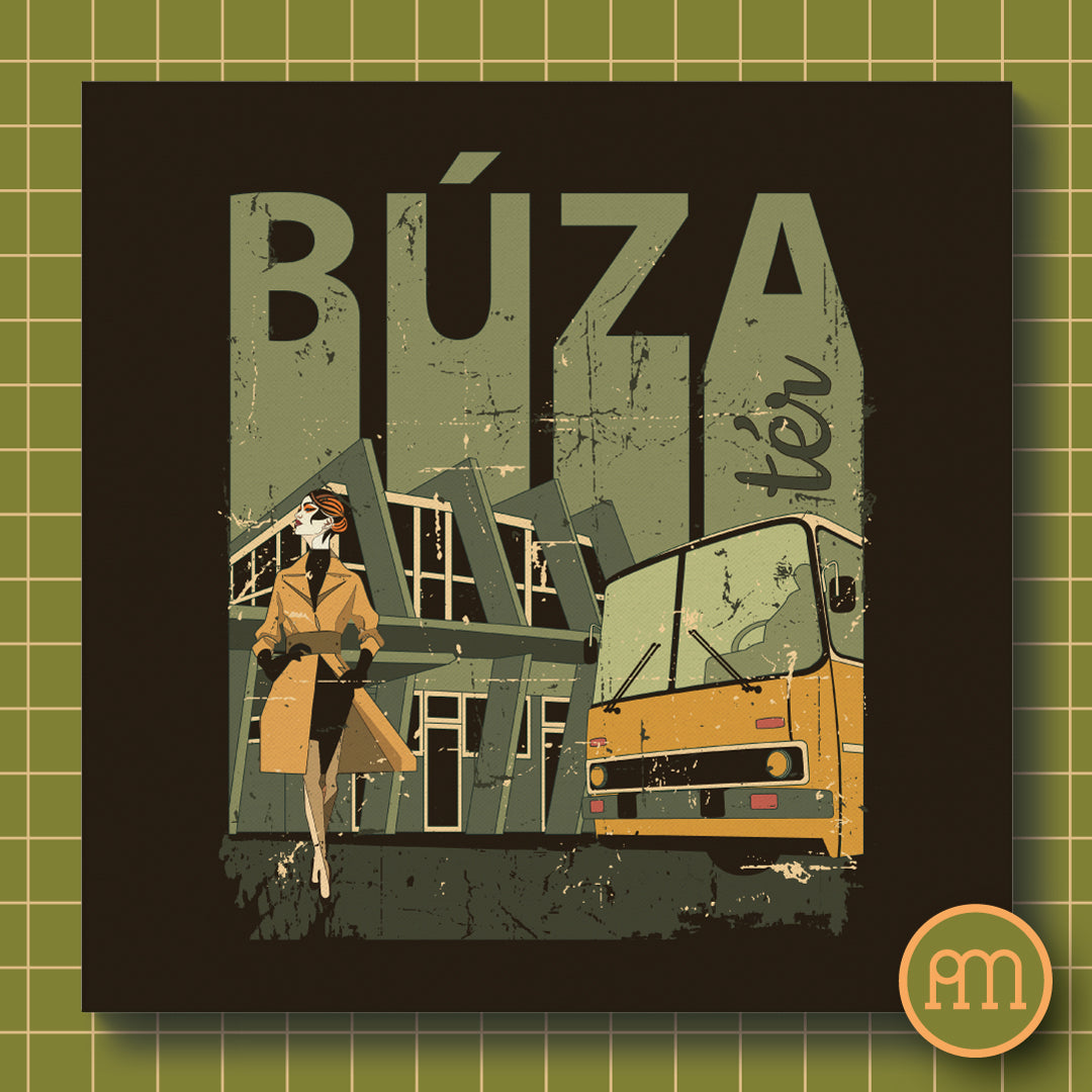 Búza tér - falikép