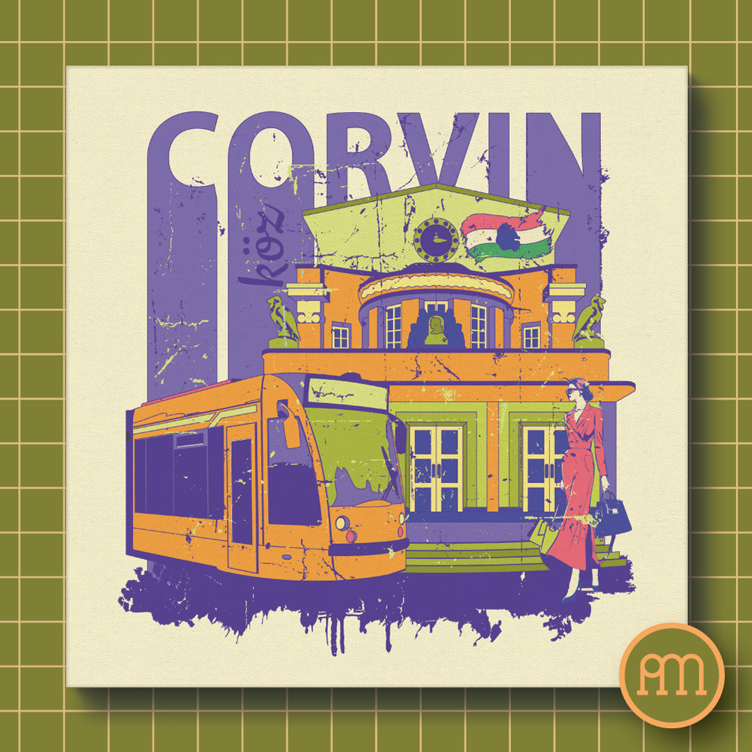 Corvin köz - falikép