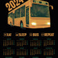 Eat Sleep Bus Repeat 2024 - falinaptár