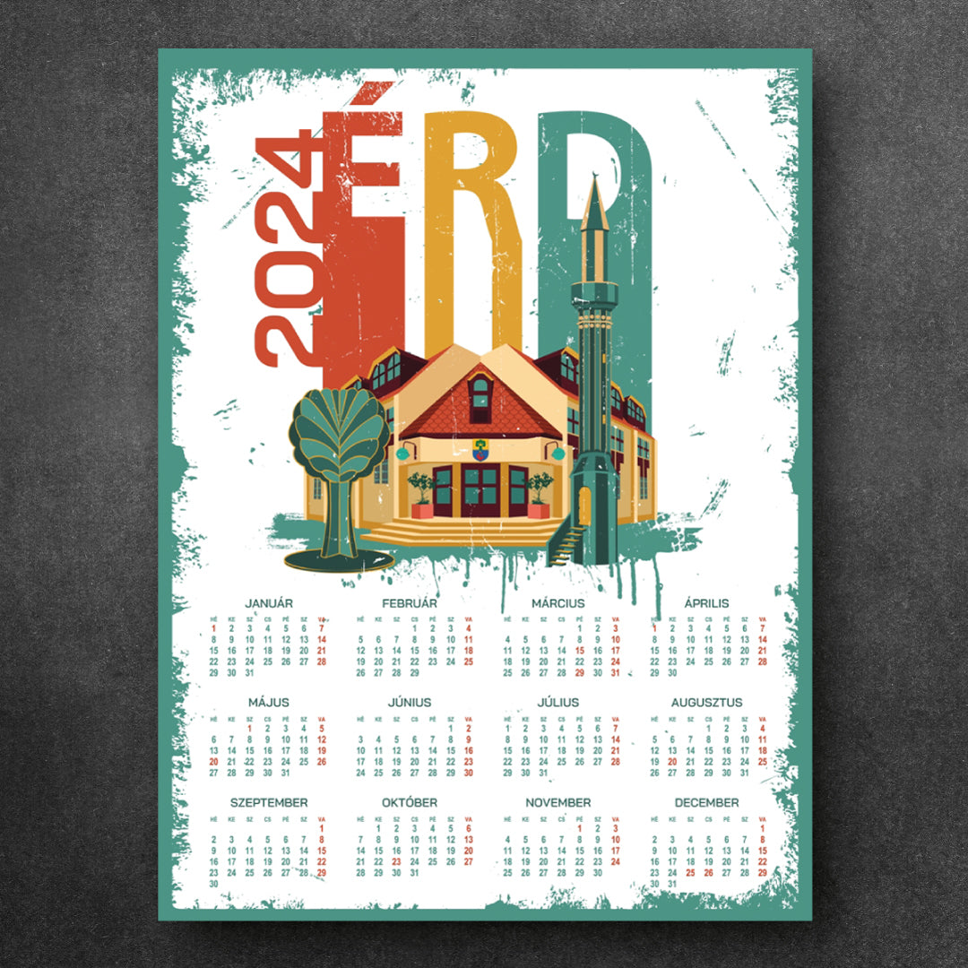 Érd 2024 - falinaptár