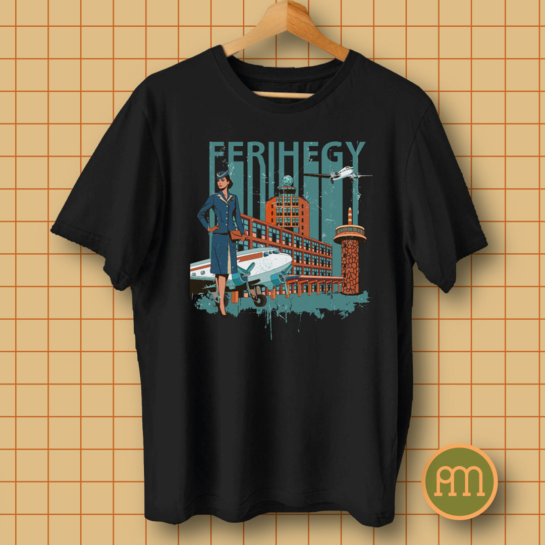 Ferihegy - retró póló