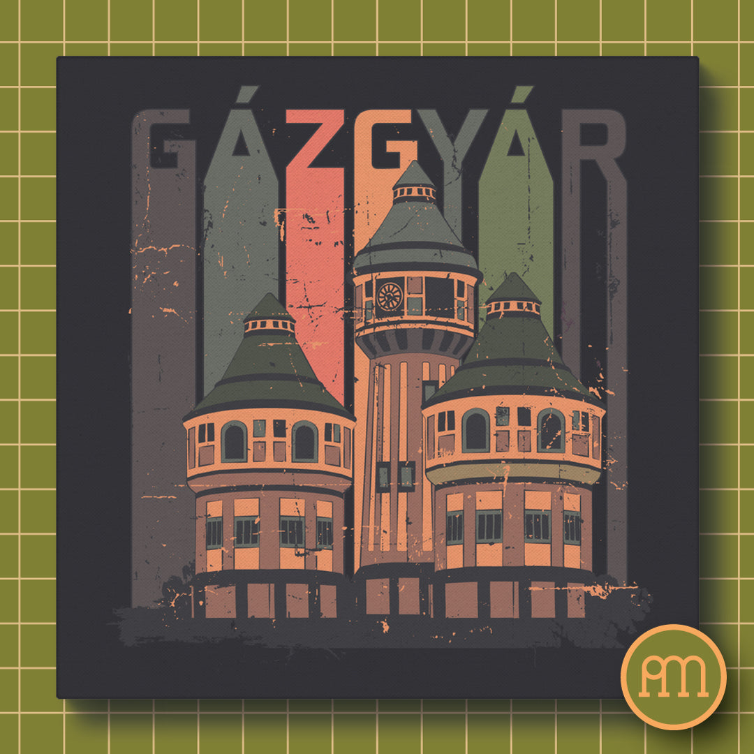 Gázgyár - falikép