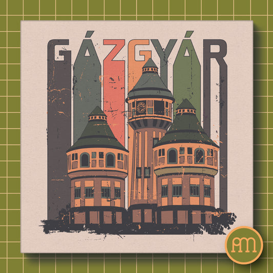 Gázgyár - falikép