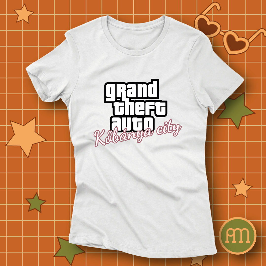 Grand Theft Auto Kőbánya city - póló