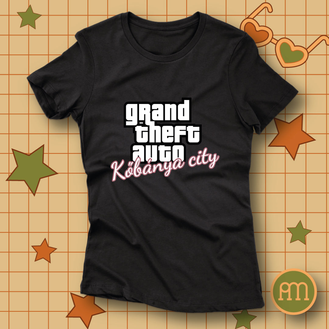 Grand Theft Auto Kőbánya city - póló