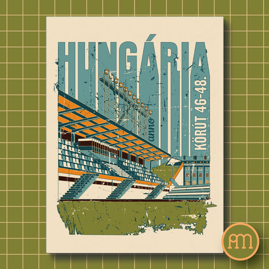 Hungária körúti stadion - falikép