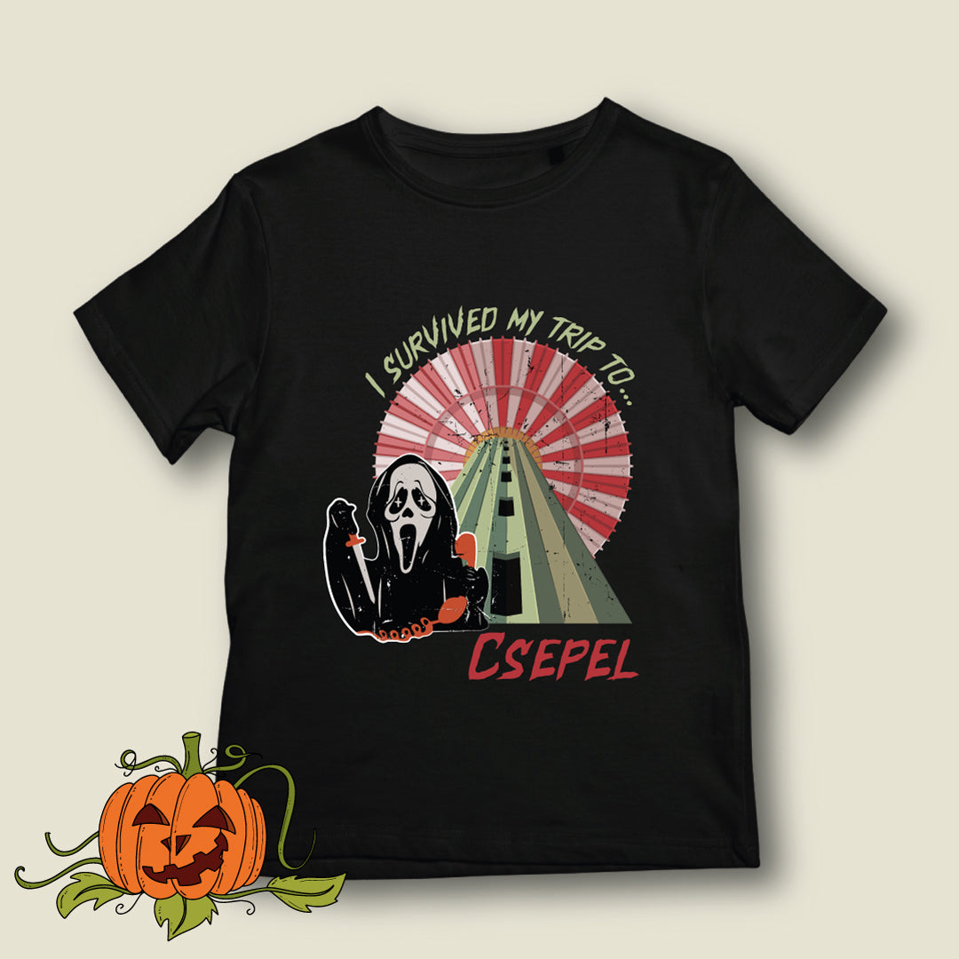 I survived my trip to Csepel (Ghostface) - póló