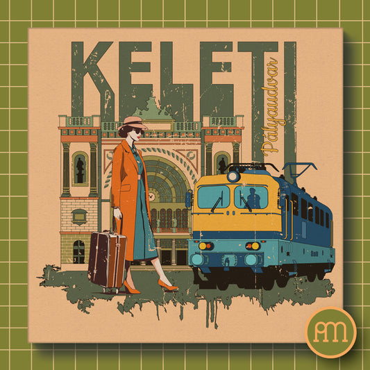 Keleti pályaudvar - falikép