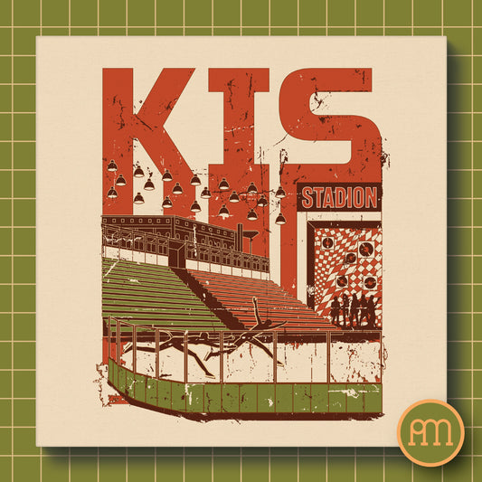 Kis stadion - falikép