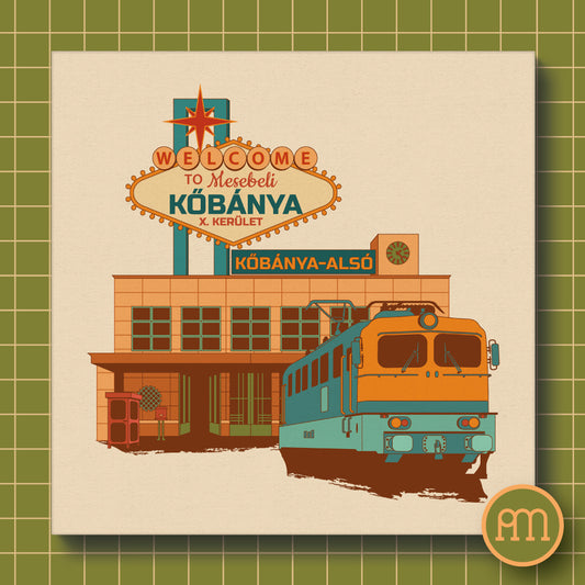 Kőbánya alsó - falikép