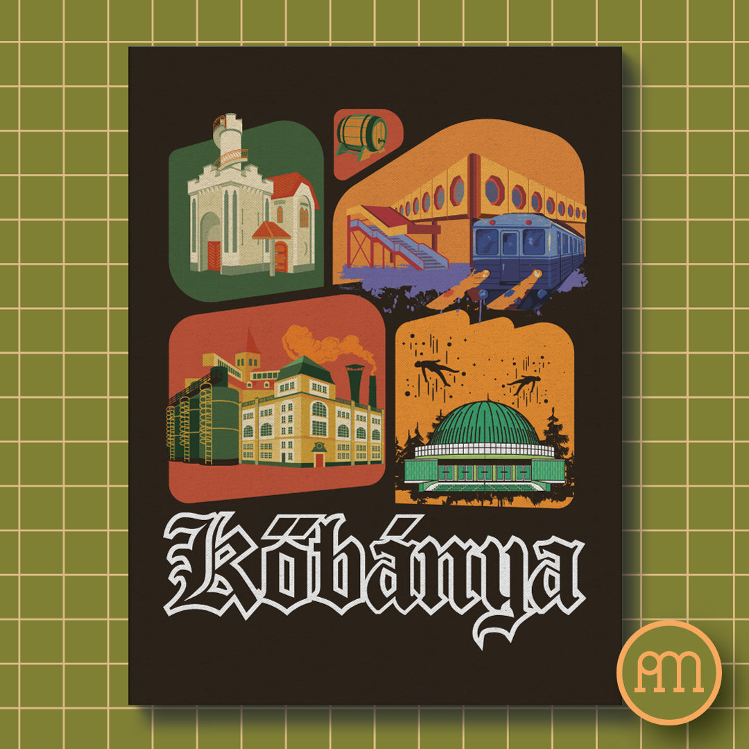 Kőbánya Montázs - falikép