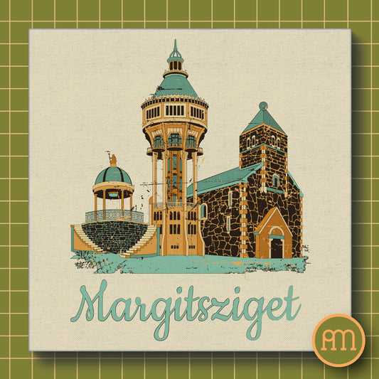 Margitsziget - falikép