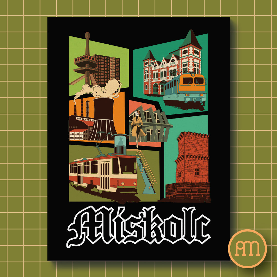 Miskolc Montázs - falikép