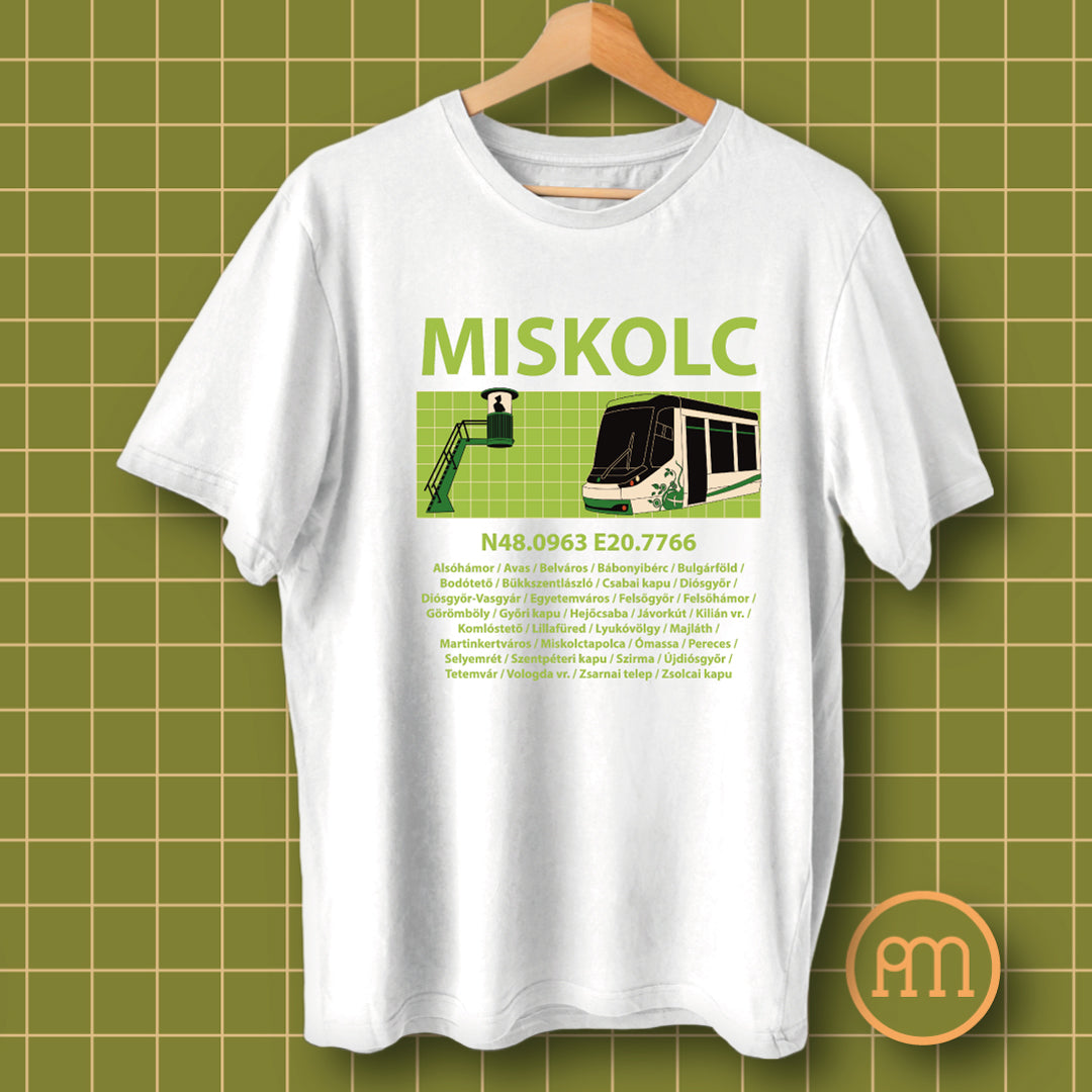 Miskolc városrészek - póló