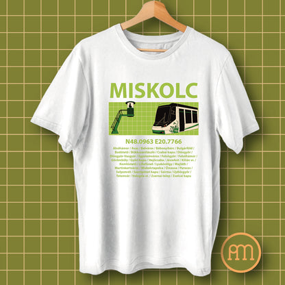 Miskolc városrészek - póló