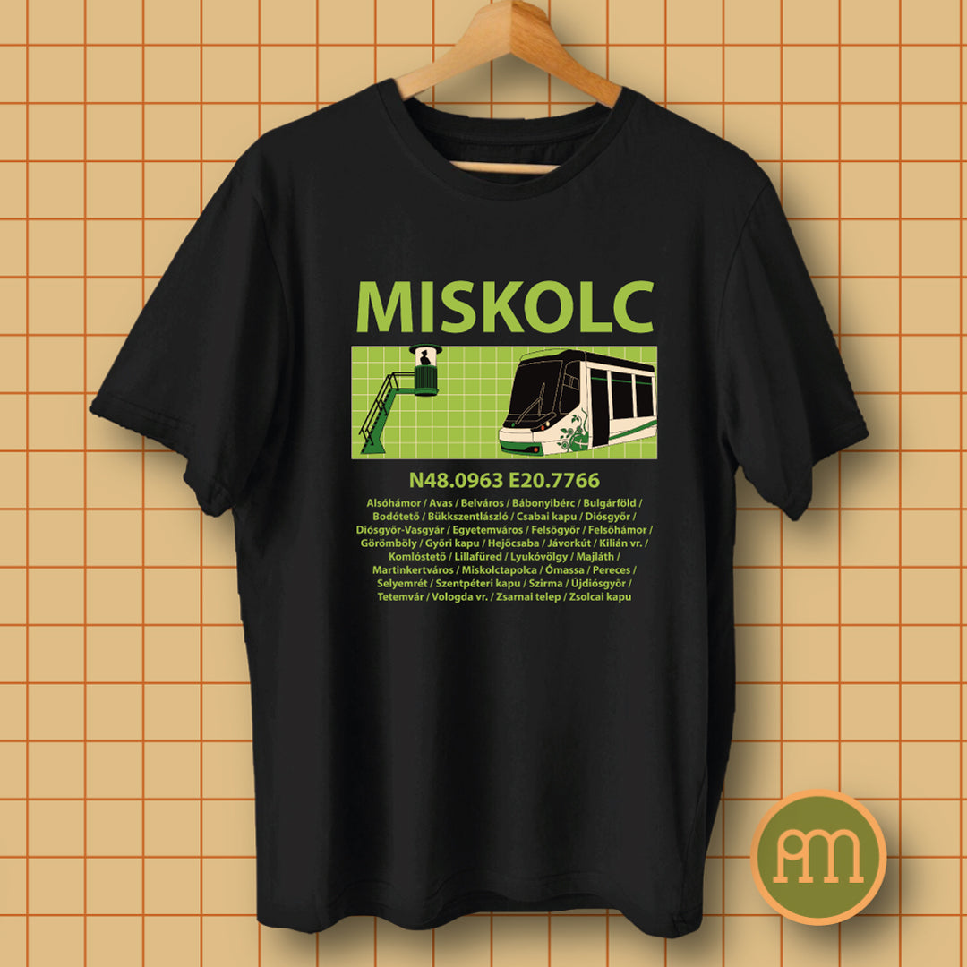 Miskolc városrészek - póló