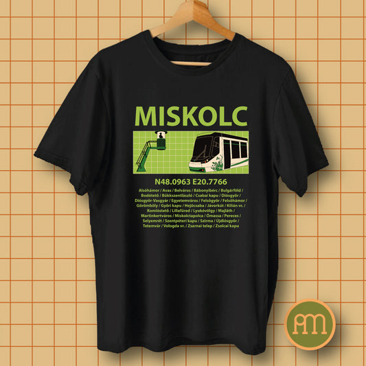 Miskolc városrészek - póló