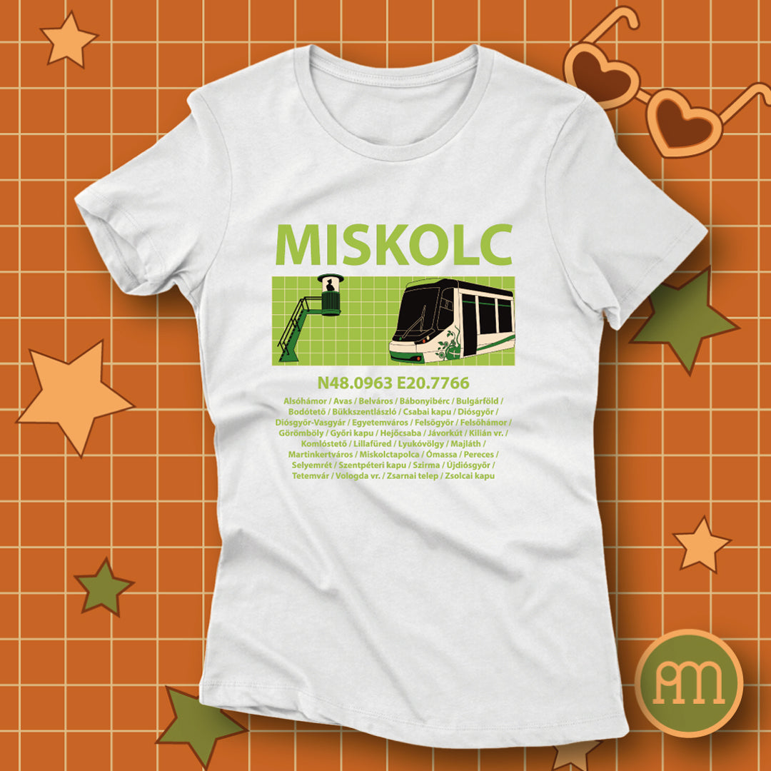 Miskolc városrészek - póló