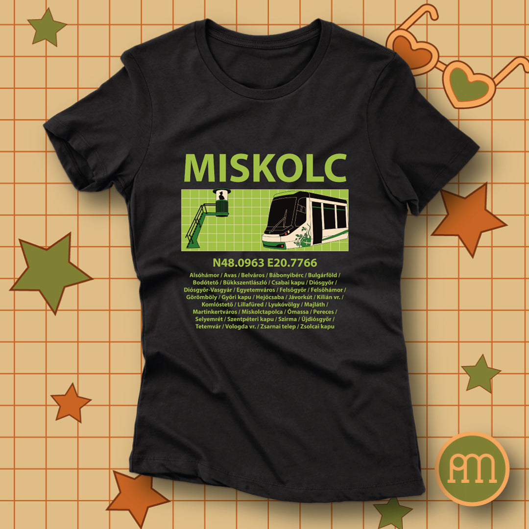 Miskolc városrészek - póló