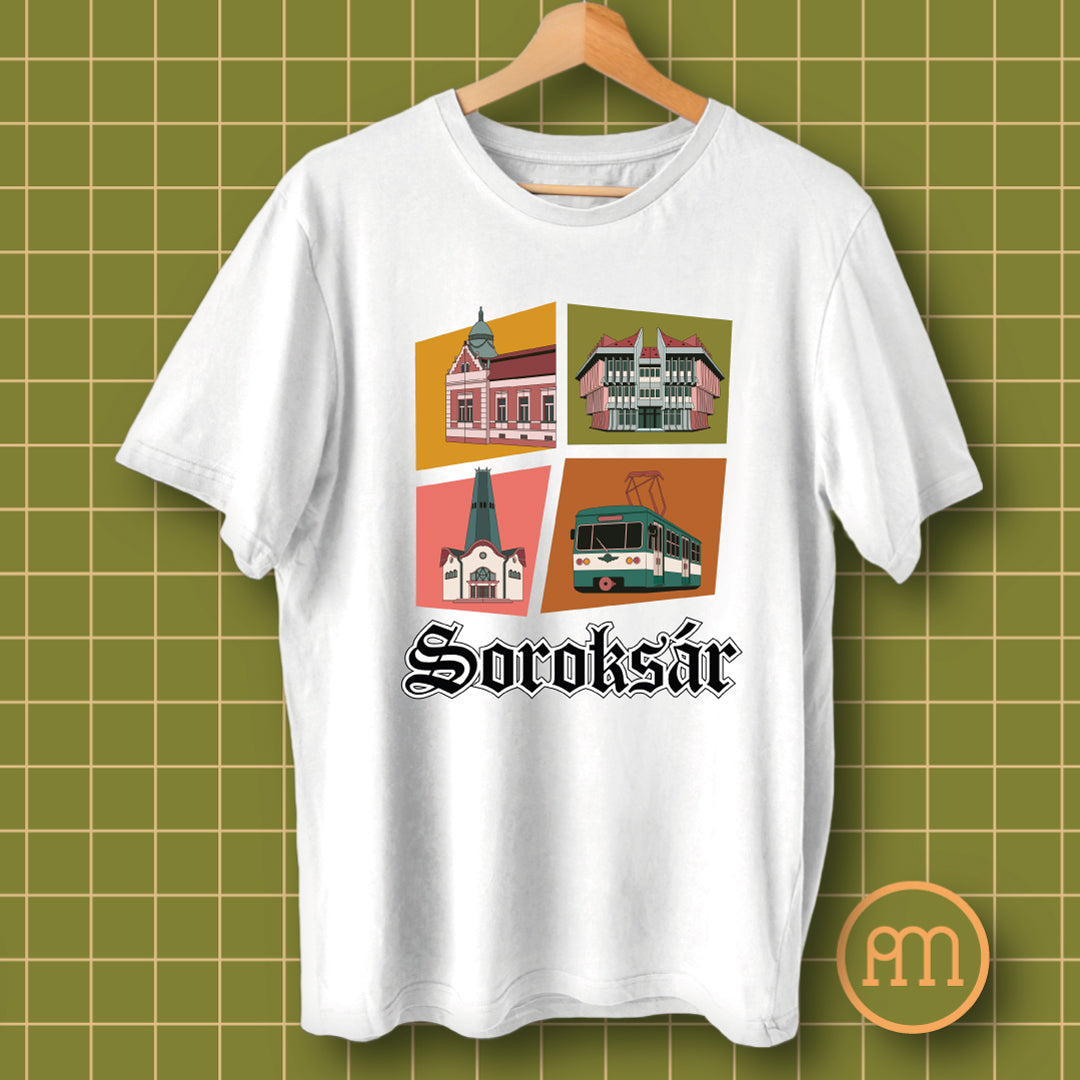 Soroksár montázs - póló