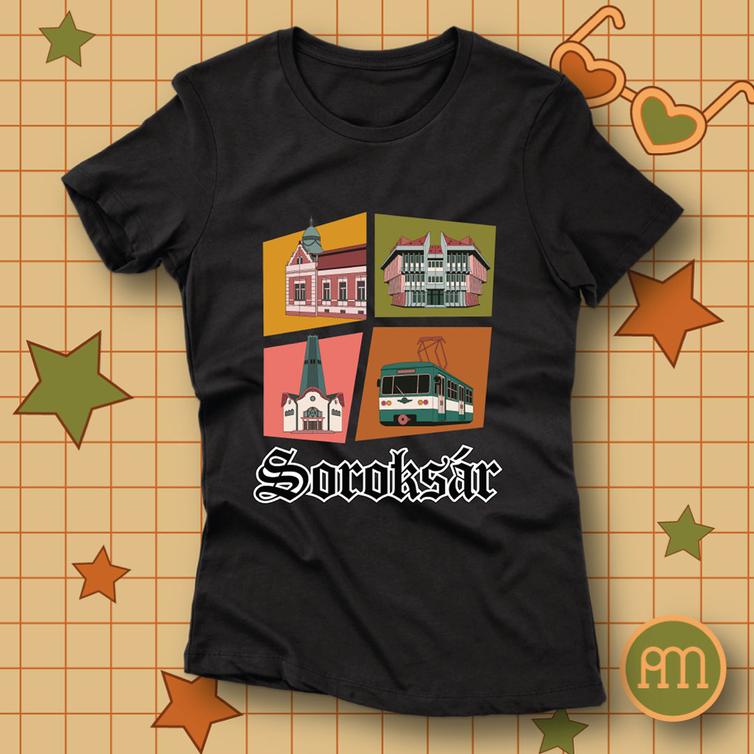 Soroksár montázs - póló