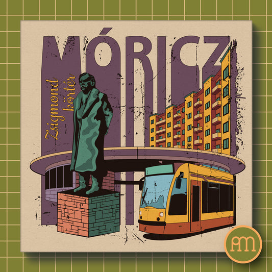 Móricz Zsigmond körtér - falikép