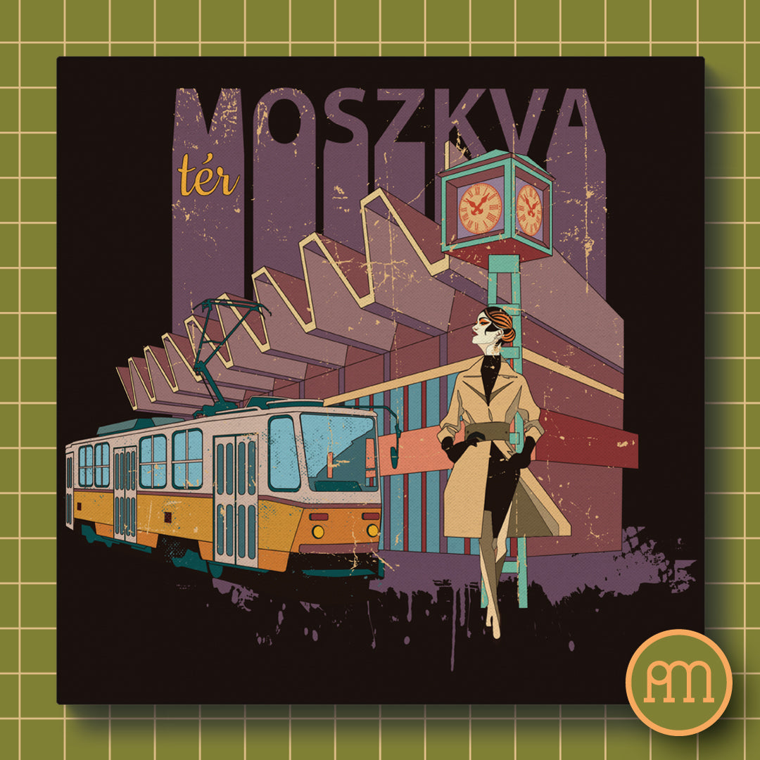Moszkva tér - falikép
