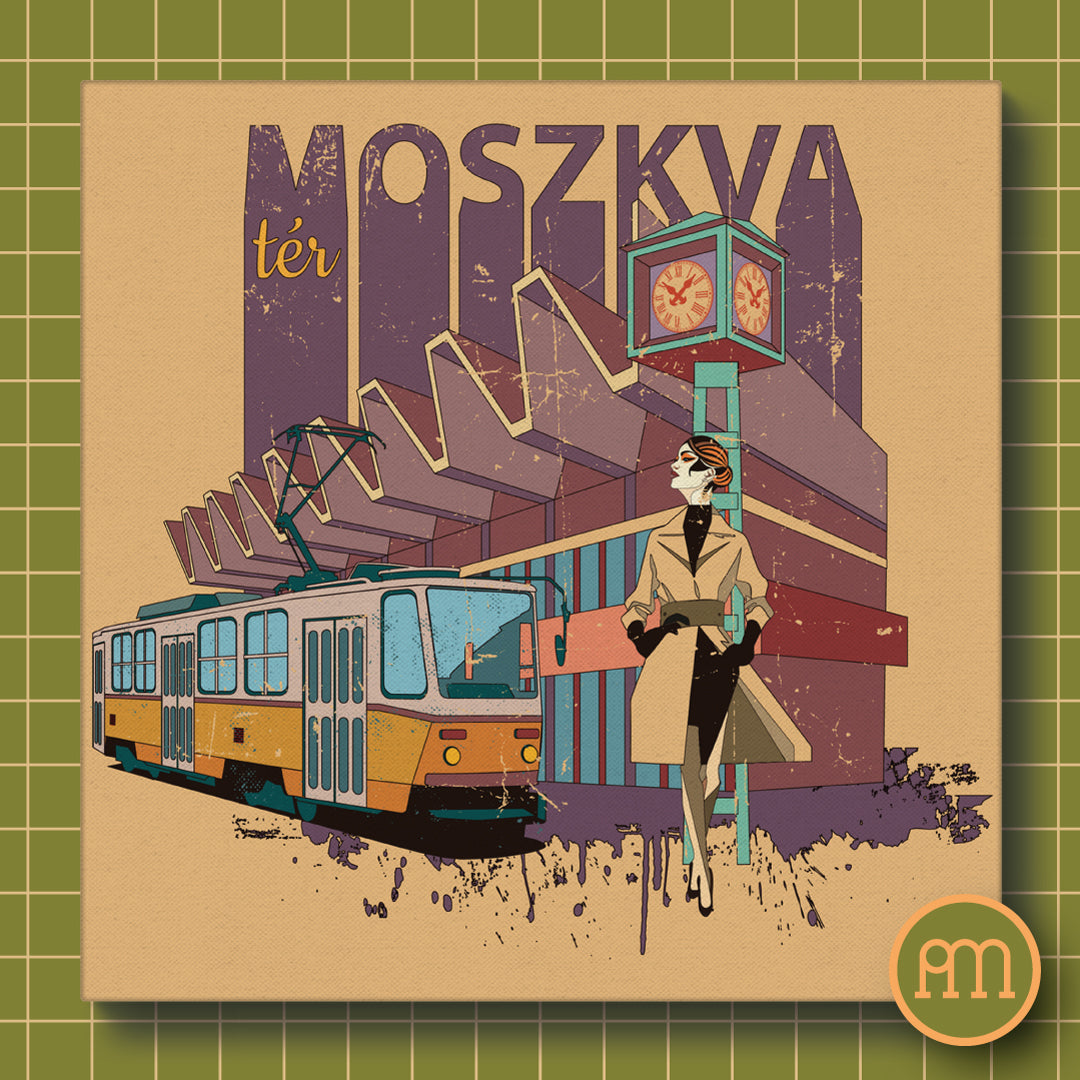 Moszkva tér - falikép