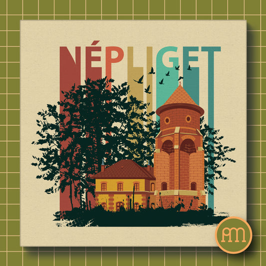 Népliget - vászonkép