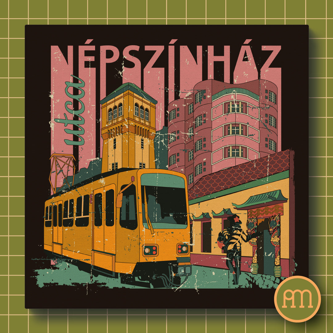 Népszínház utca - falikép
