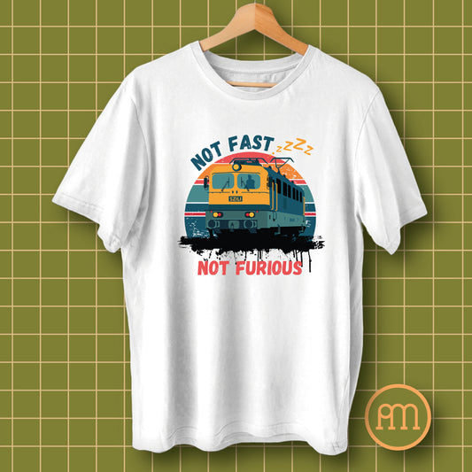 Not fast, not furious (vonatos) - póló