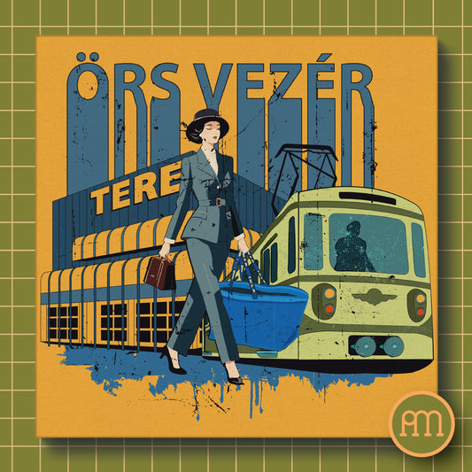 Örs Vezér tere - falikép