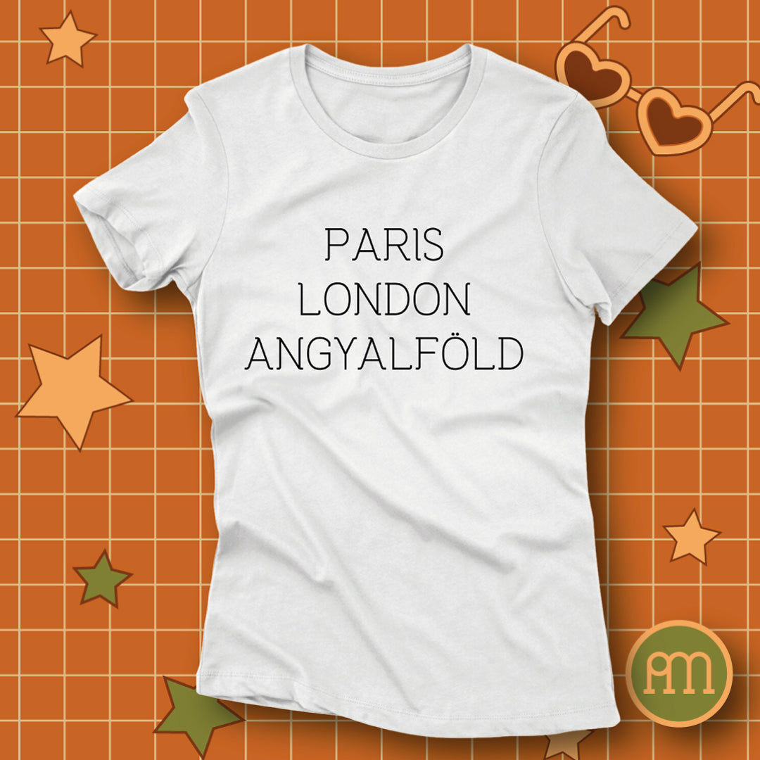 Paris London Angyalföld - póló