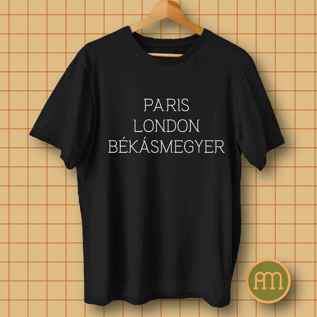Paris London Békásmegyer - póló