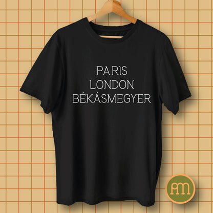 Paris London Békásmegyer - póló