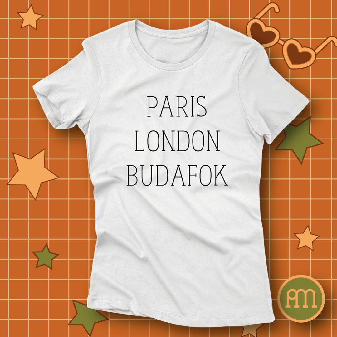 Paris London Budafok - póló