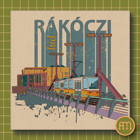 Rákóczi híd - falikép
