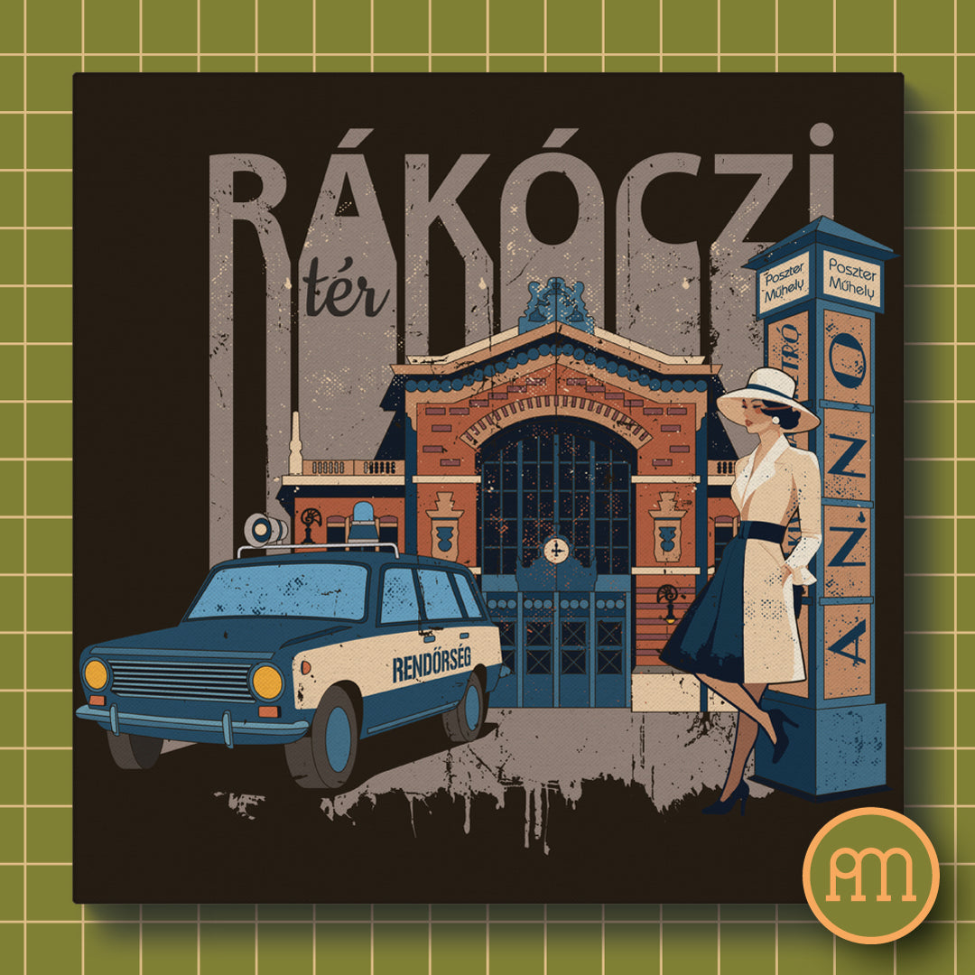 Rákóczi tér - falikép