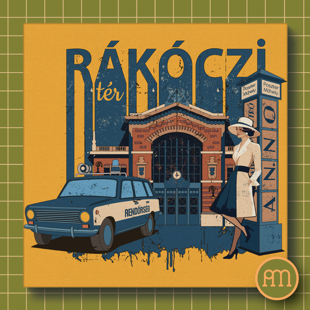 Rákóczi tér - falikép