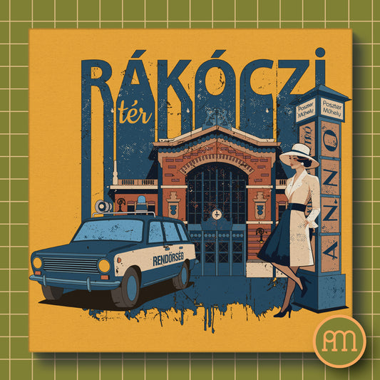 Rákóczi tér - falikép