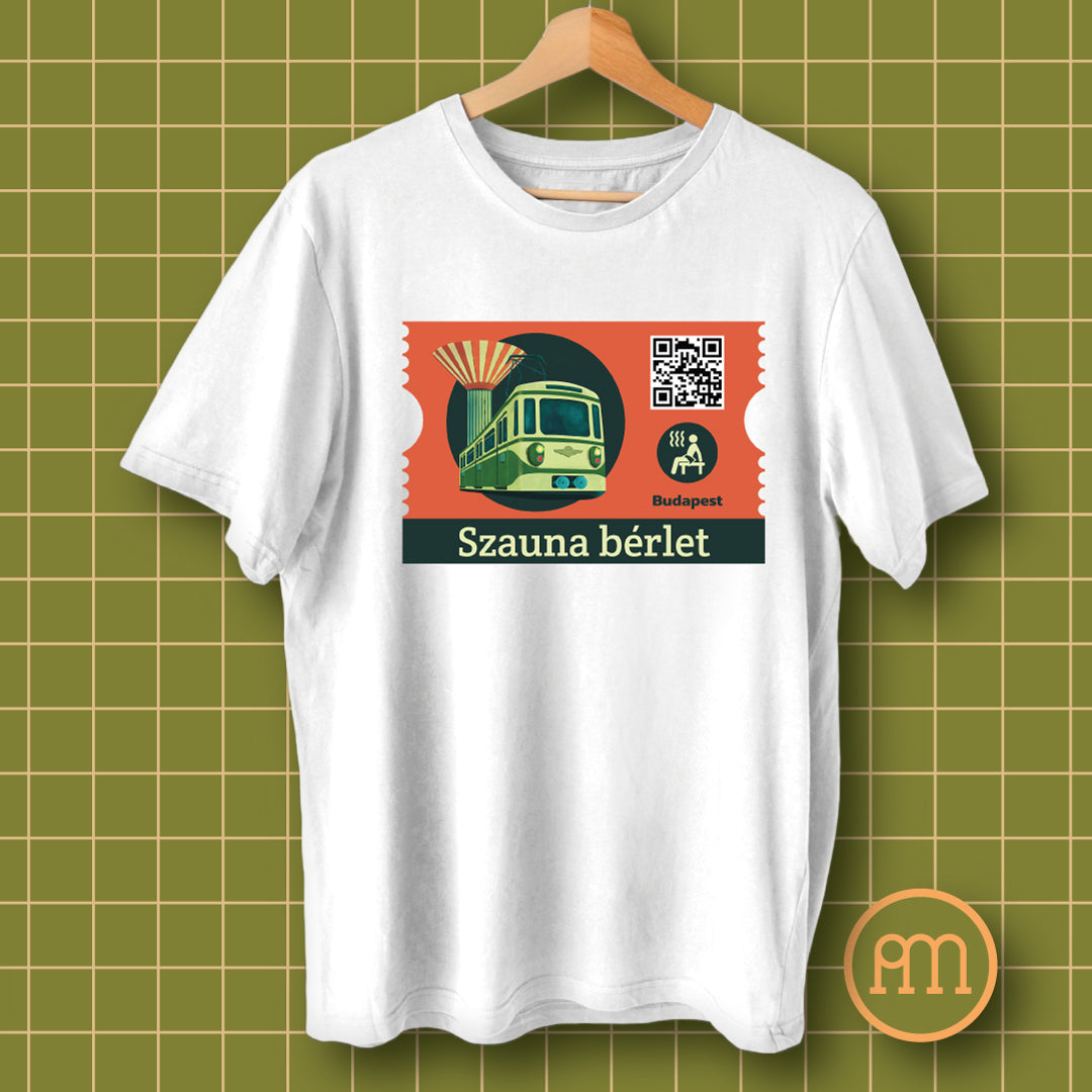 Retró Szauna bérlet - póló