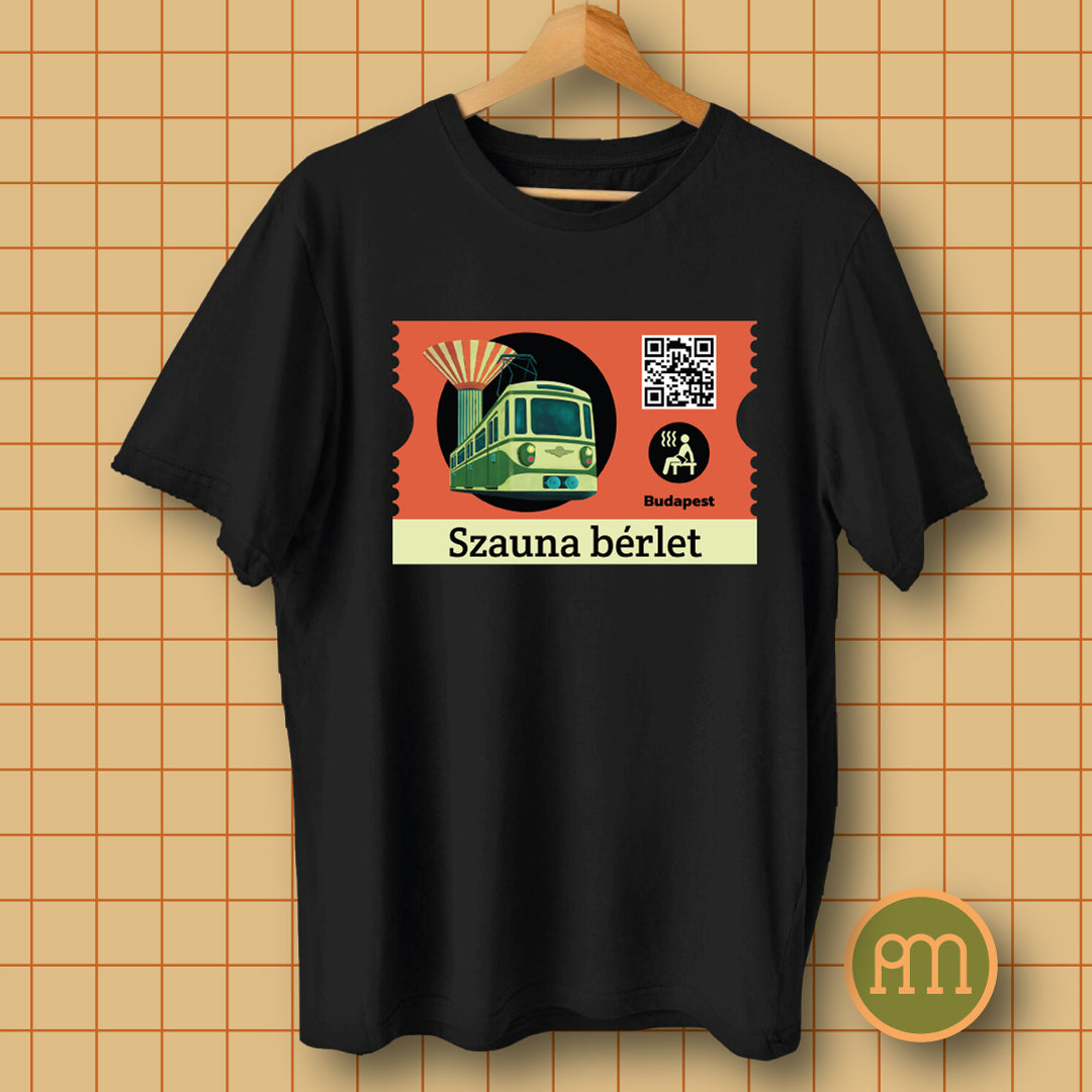 Retró Szauna bérlet - póló