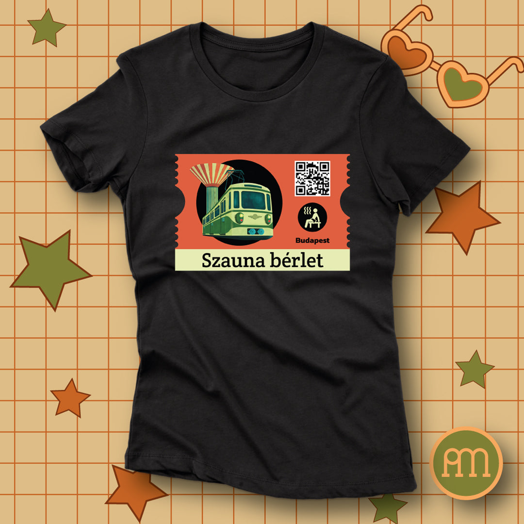 Retró Szauna bérlet - póló