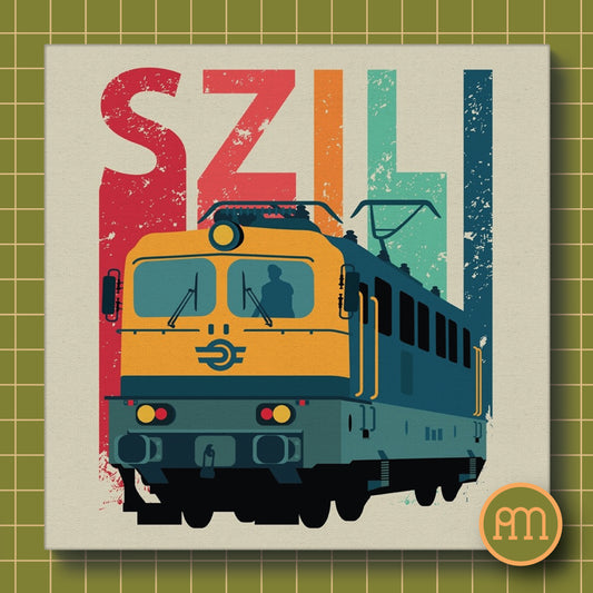 Retró Szili - vászonkép